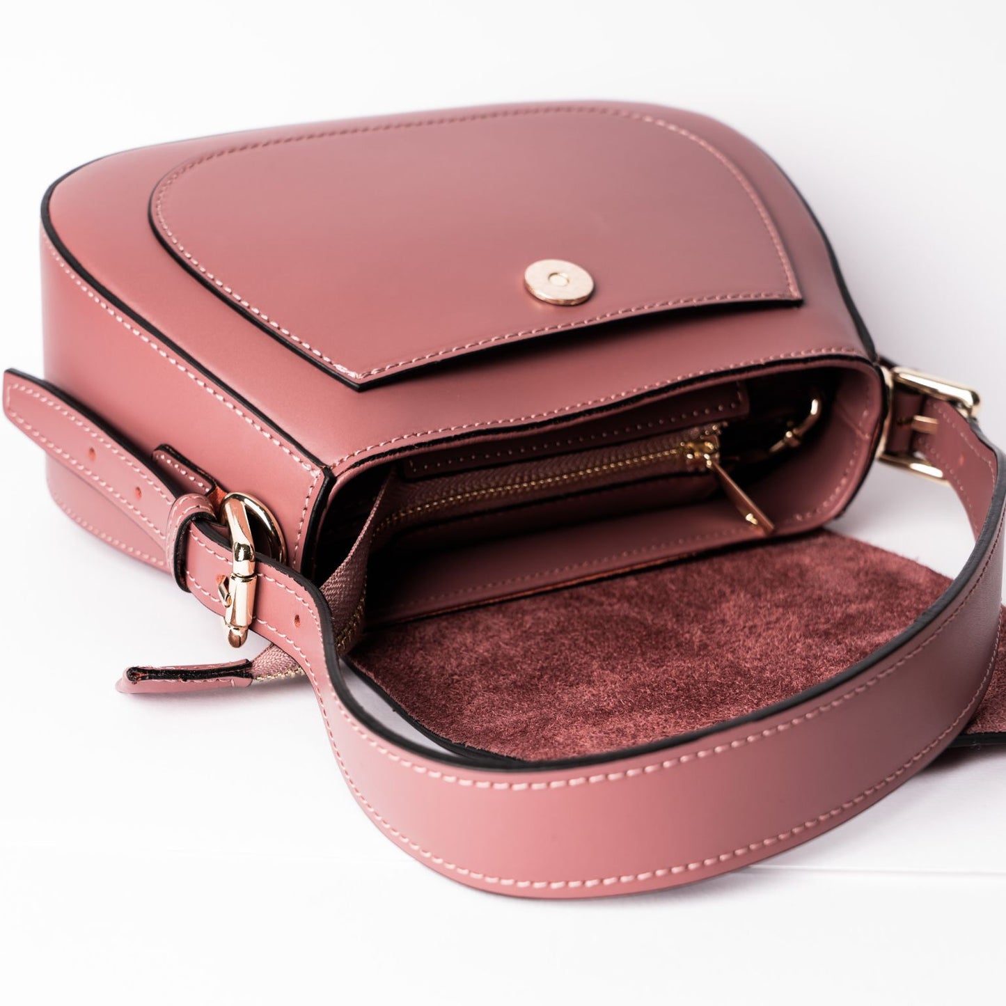 Borsa a spalla in pelle - ELODIA Mini