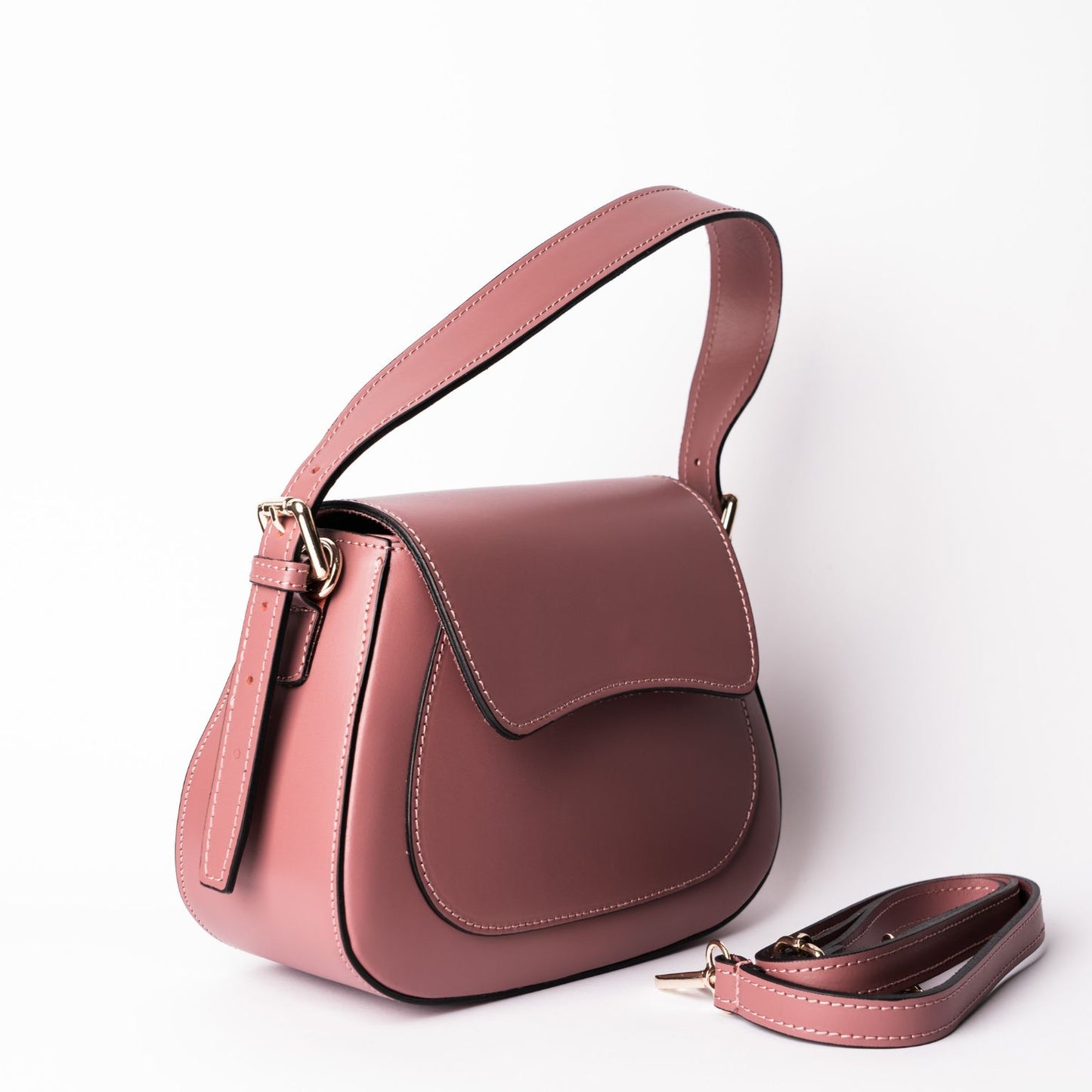 Borsa a spalla in pelle - ELODIA Mini