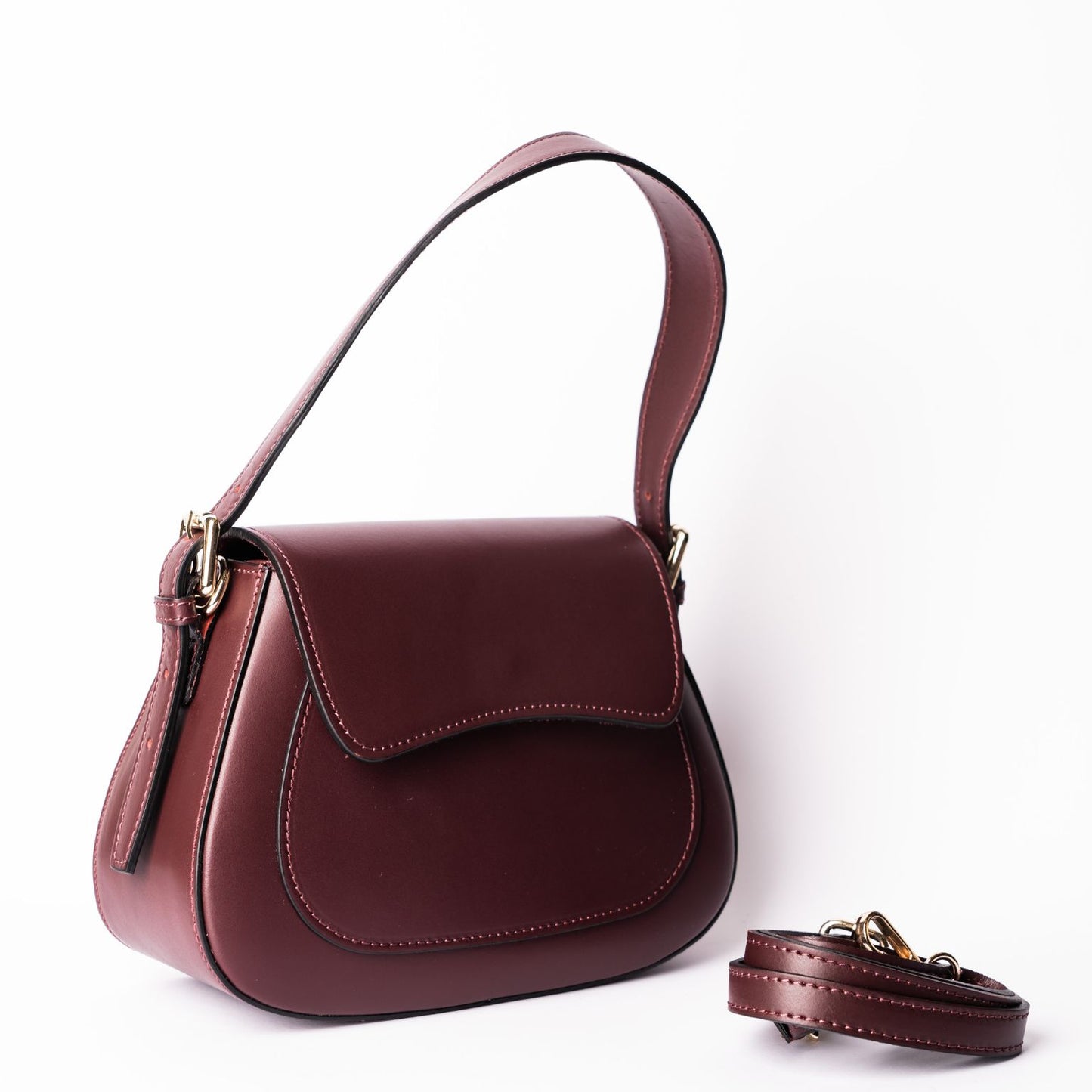 Borsa a spalla in pelle - ELODIA Mini