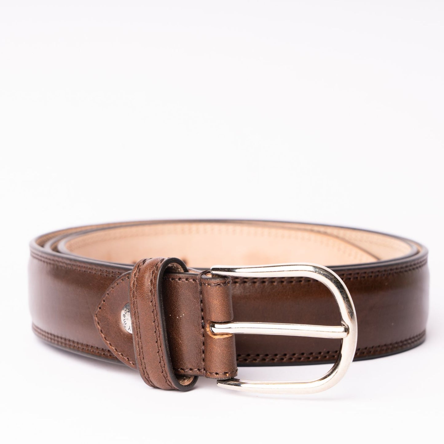 Cintura in Pelle Doppia Cucitura