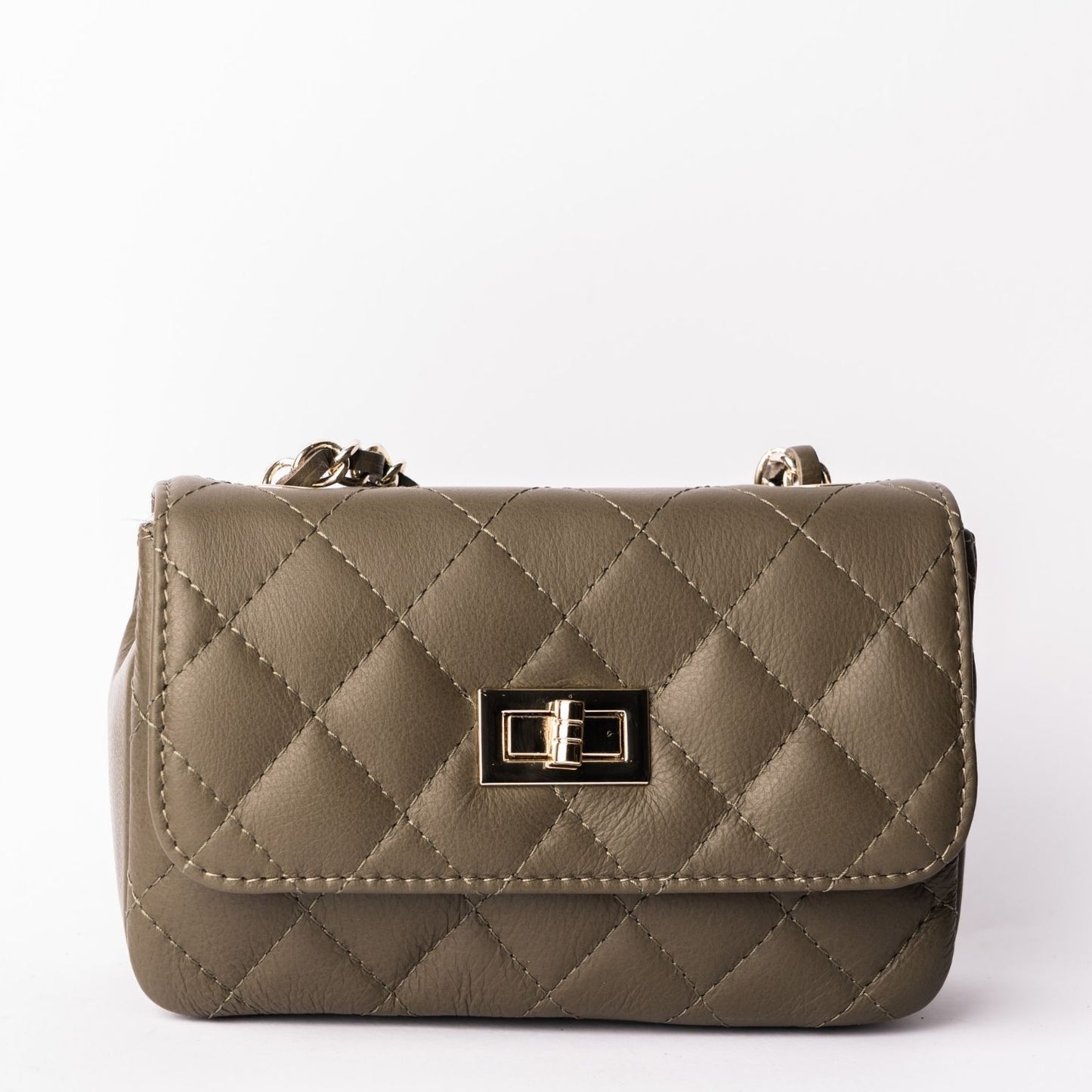 Mini Bag in Pelle Trapuntata - MIMOSA