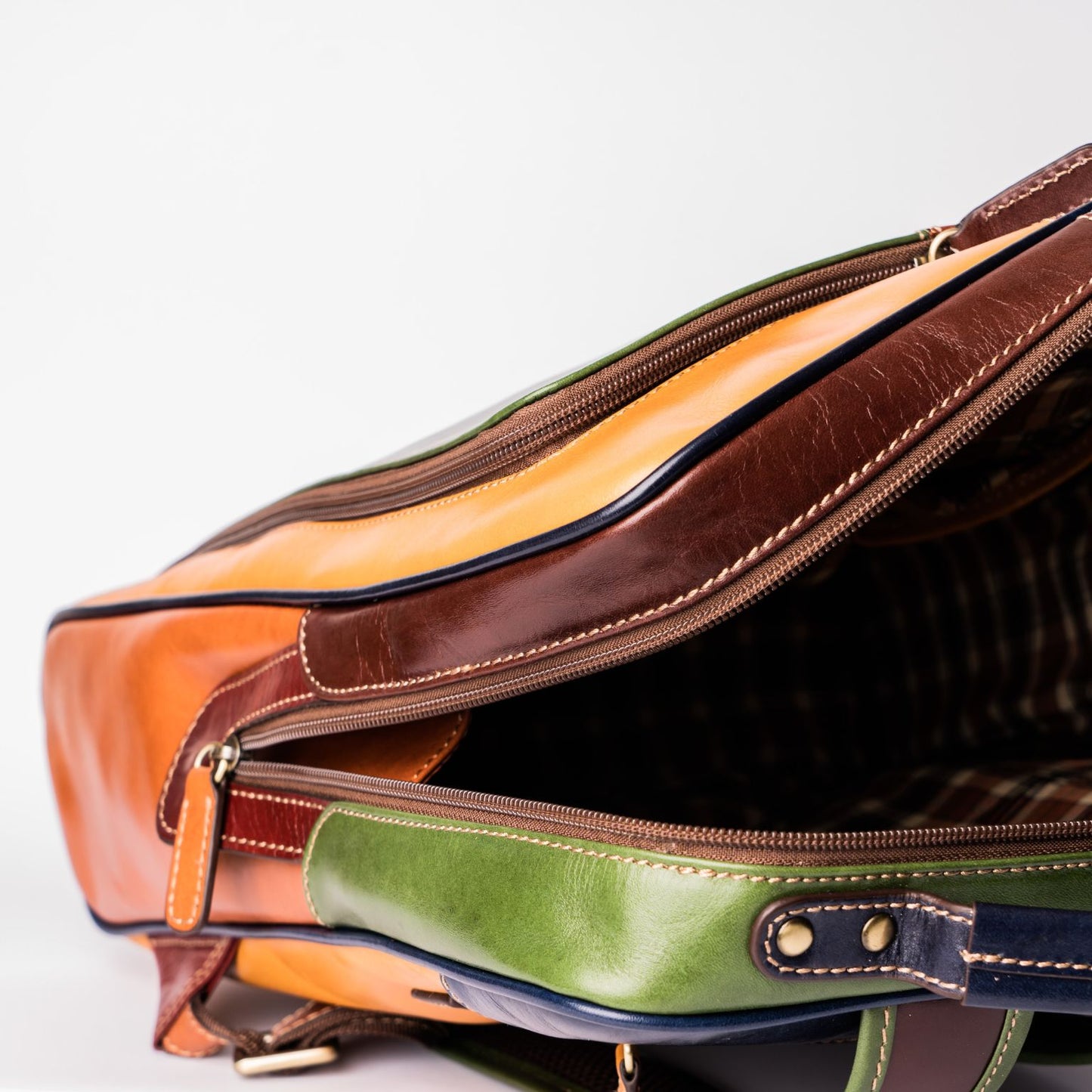 Zaino Ufficio Fenice in Pelle Multicolor