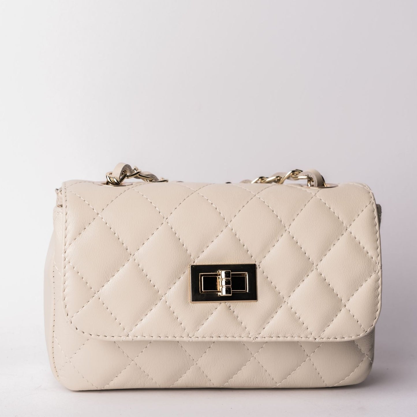 Mini Bag in Pelle Trapuntata - MIMOSA