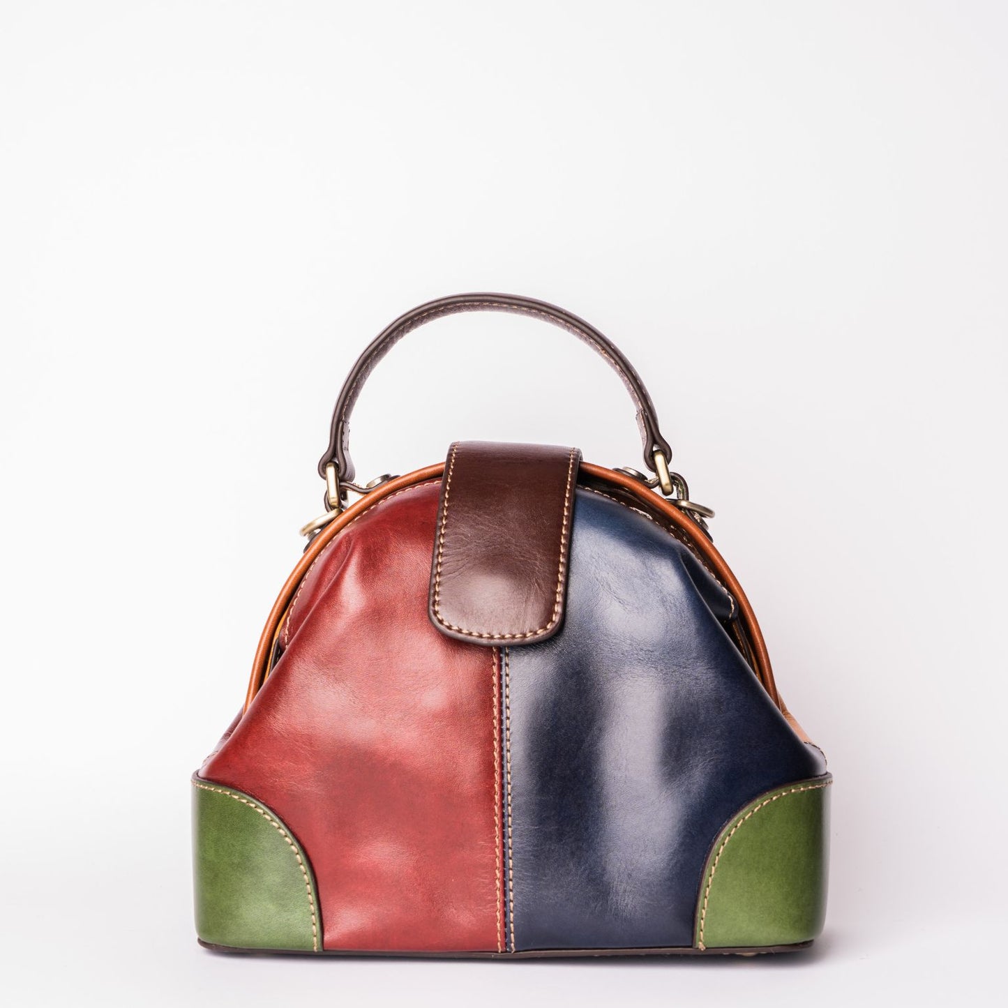 Borsa Fenice in Pelle Multicolor