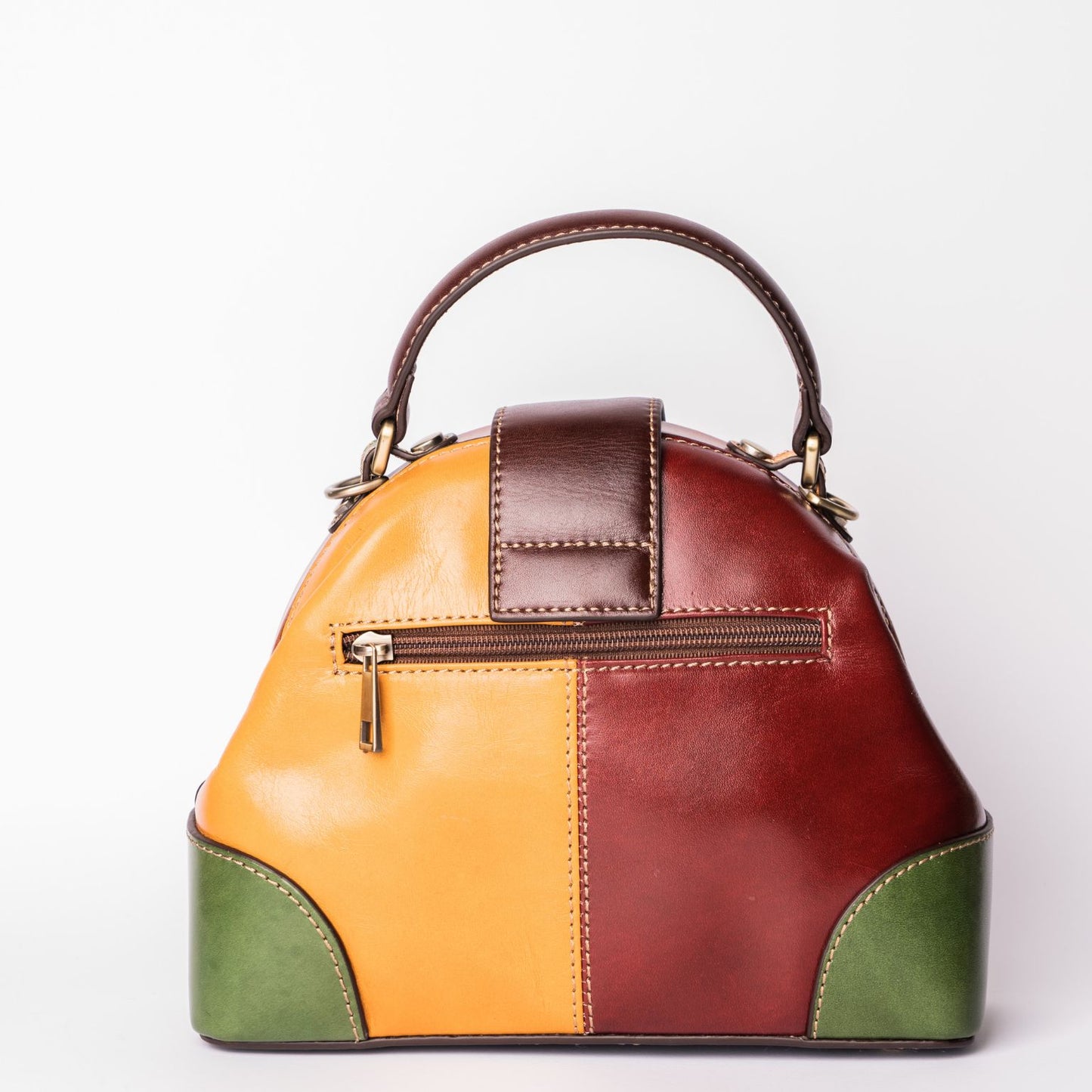 Borsa Fenice in Pelle Multicolor
