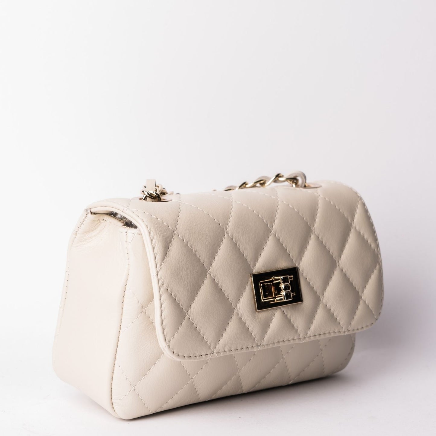 Mini Bag in Pelle Trapuntata - MIMOSA