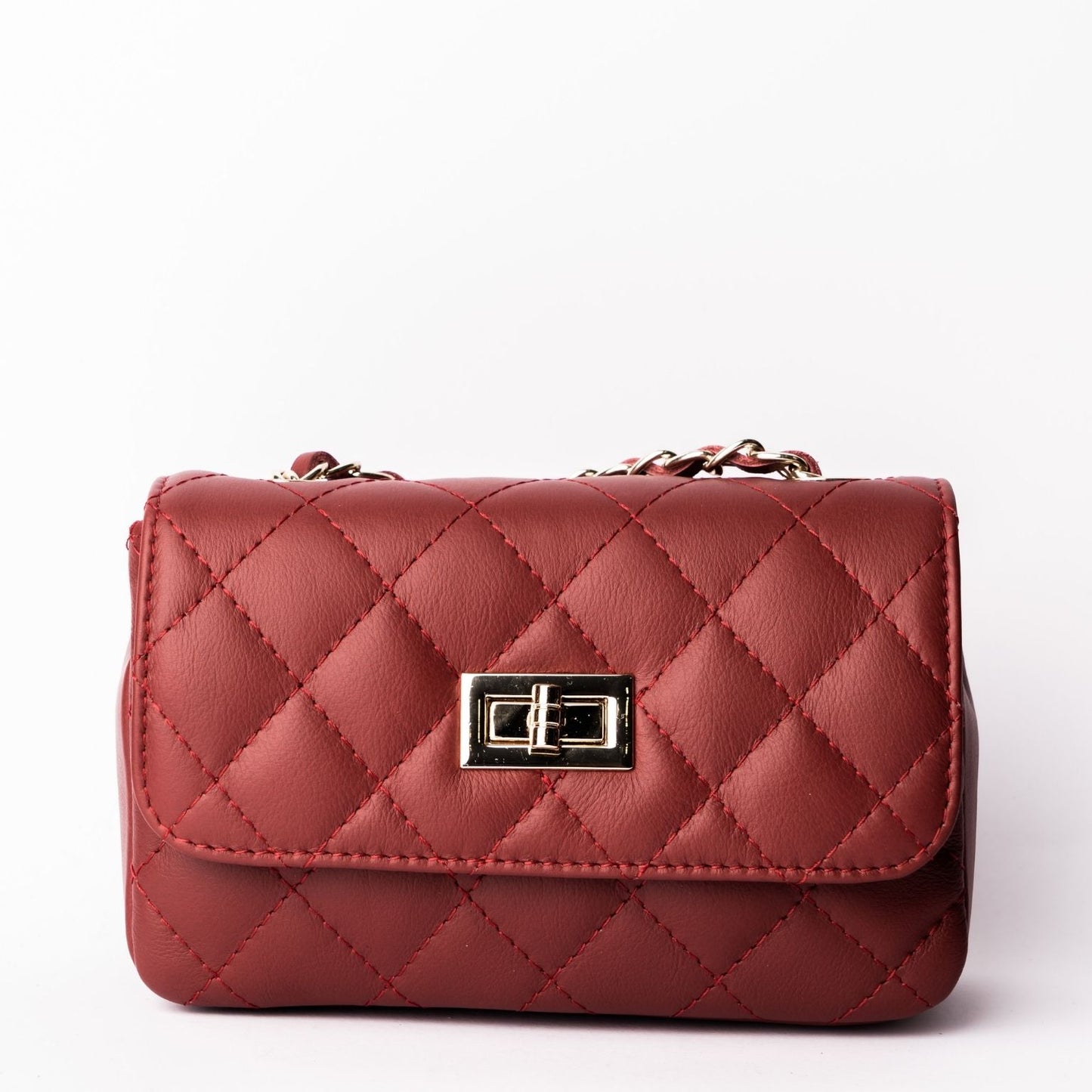 Mini Bag in Pelle Trapuntata - MIMOSA