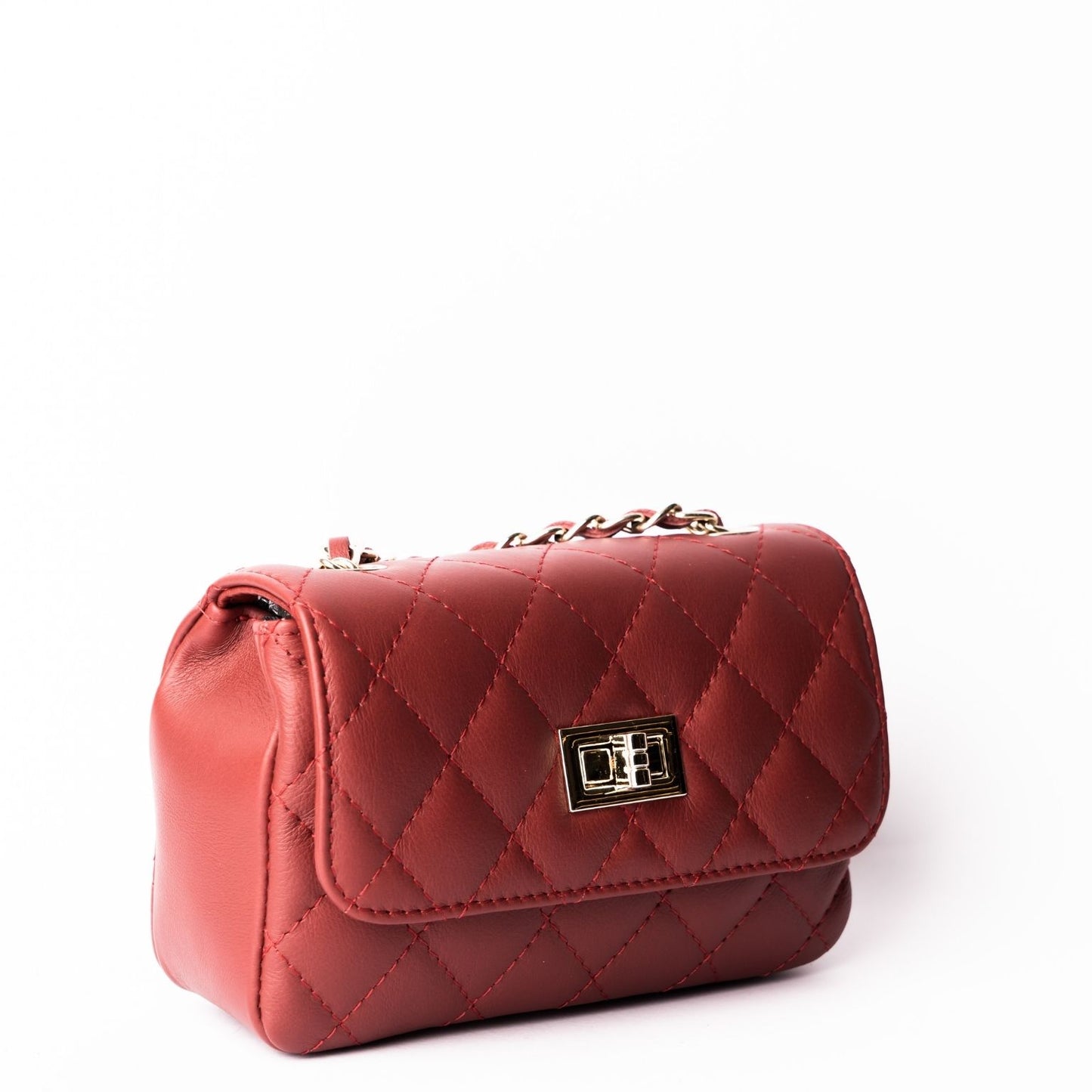 Mini Bag in Pelle Trapuntata - MIMOSA