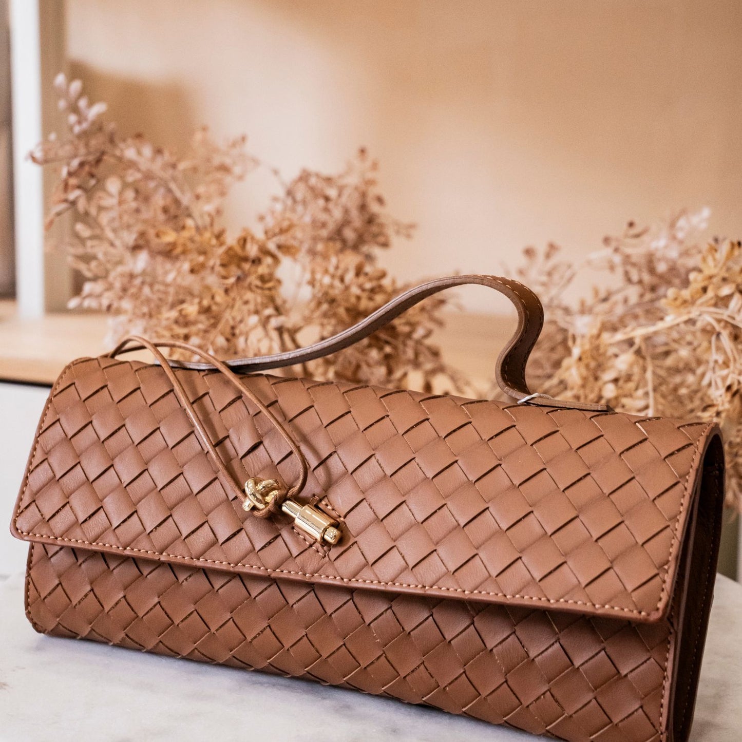 Borsa Intrecciata in Pelle - NOEMI