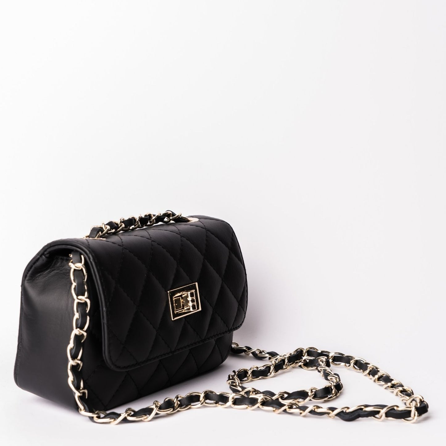 Mini Bag in Pelle Trapuntata - MIMOSA