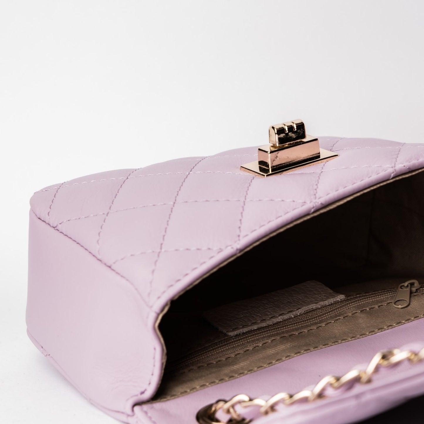 Mini Bag in Pelle Trapuntata - MIMOSA