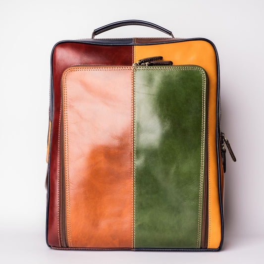 Zaino Ufficio Fenice in Pelle Multicolor