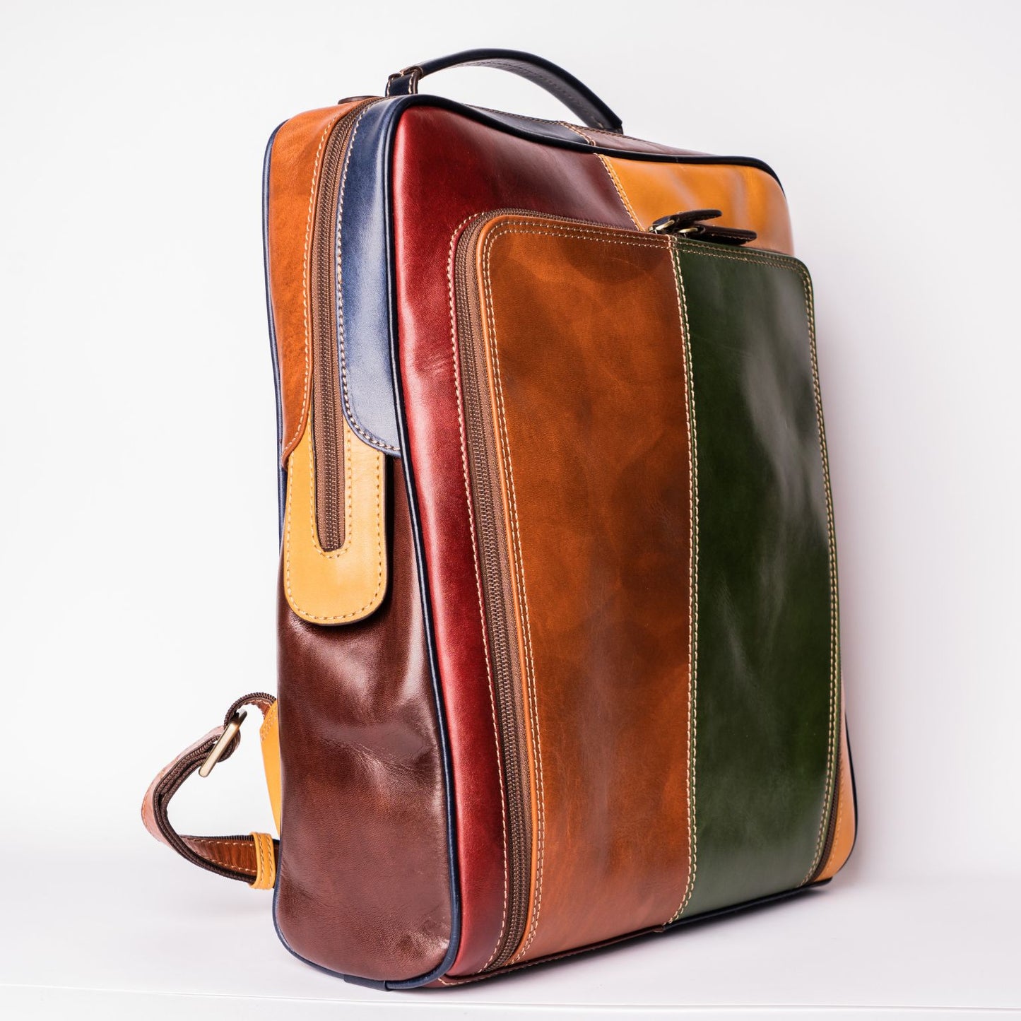 Zaino Ufficio Fenice in Pelle Multicolor