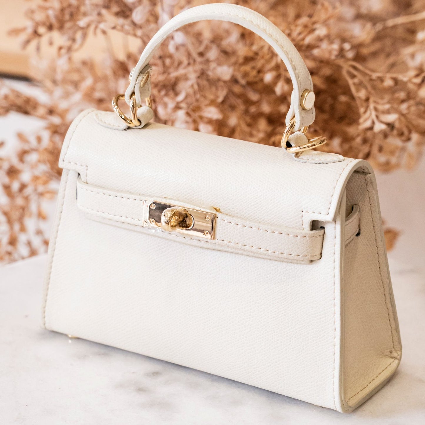 Borsa a mano in pelle Dollaro - Dafne Mini