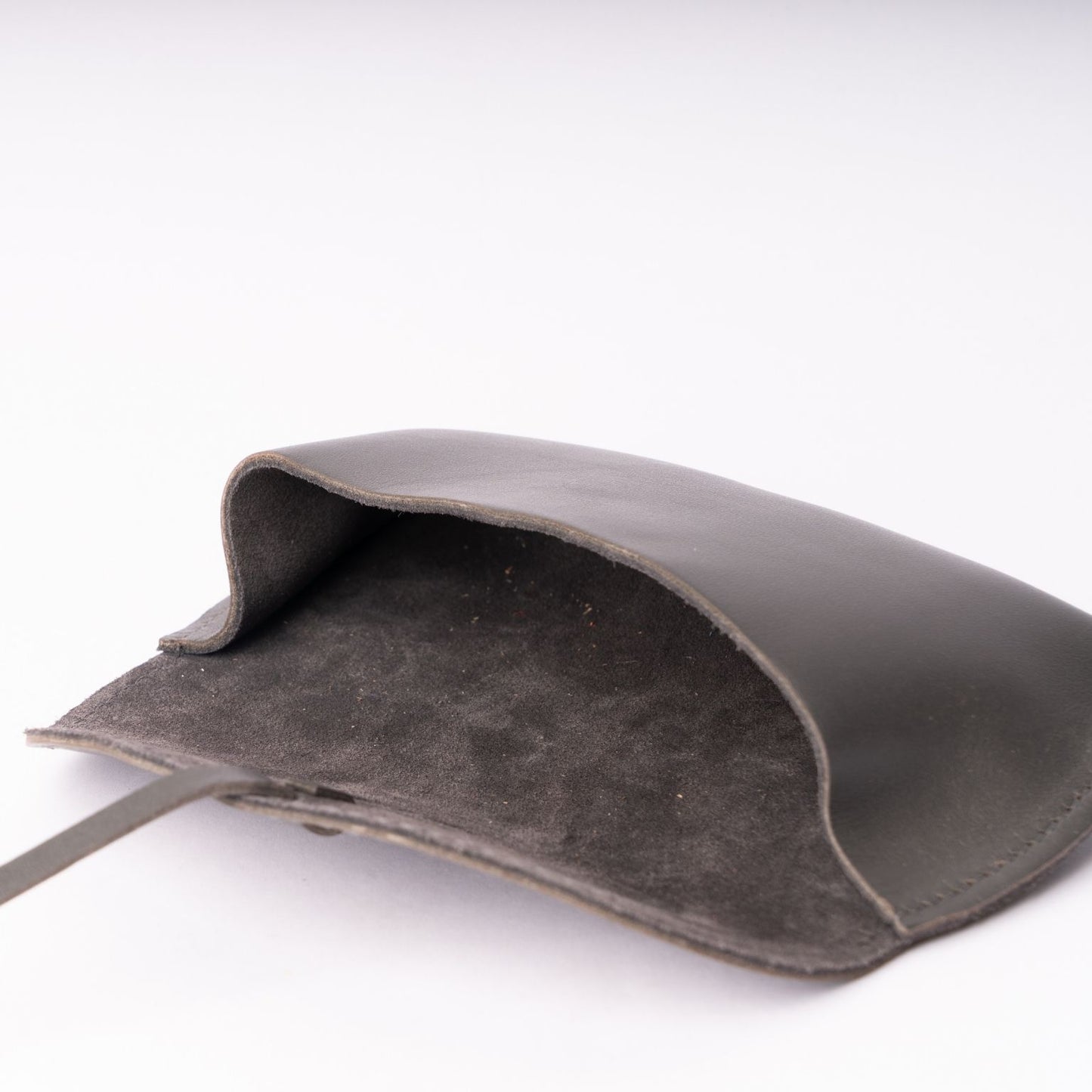 Custodia Portaocchiali con lacci in pelle