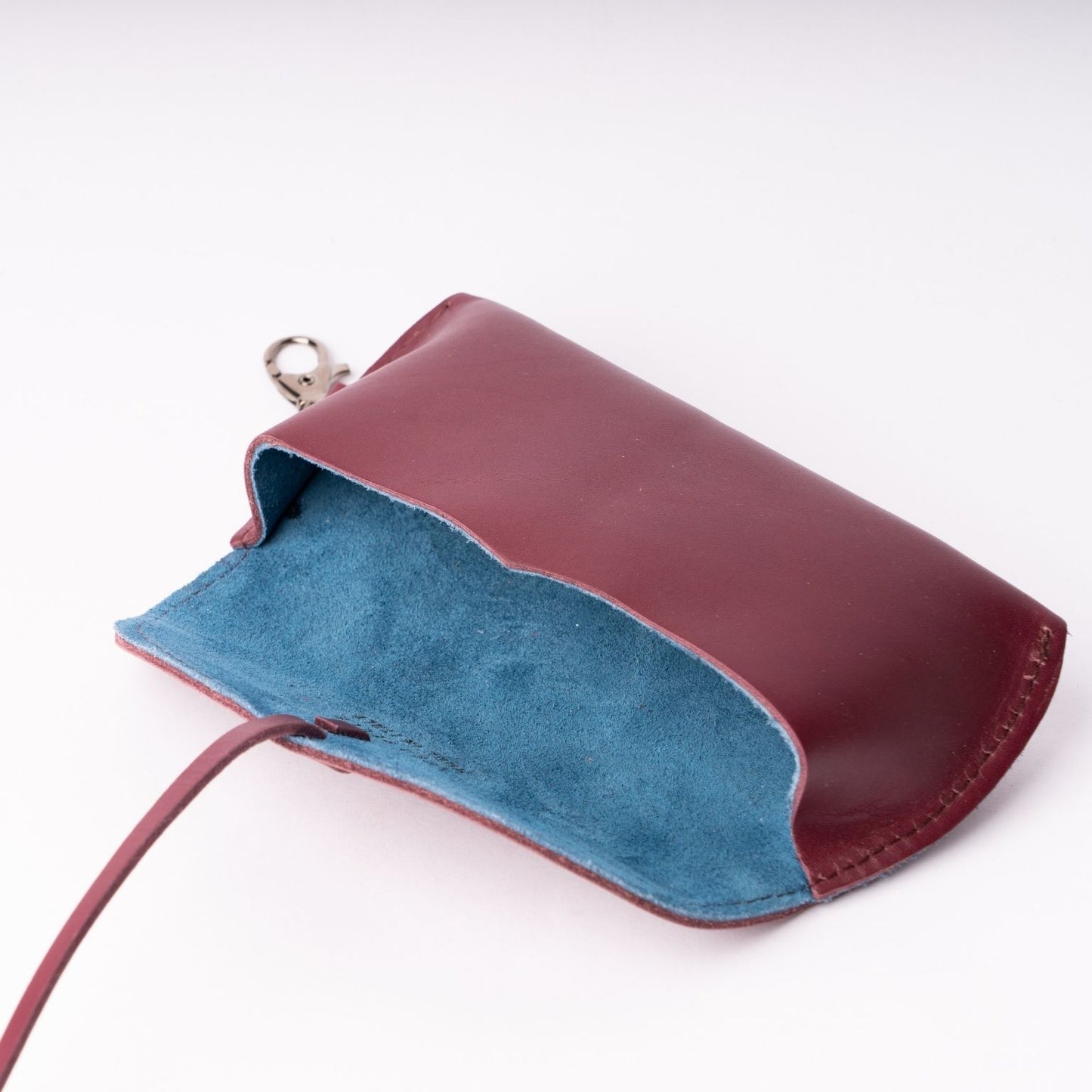 Custodia Portaocchiali con lacci in pelle